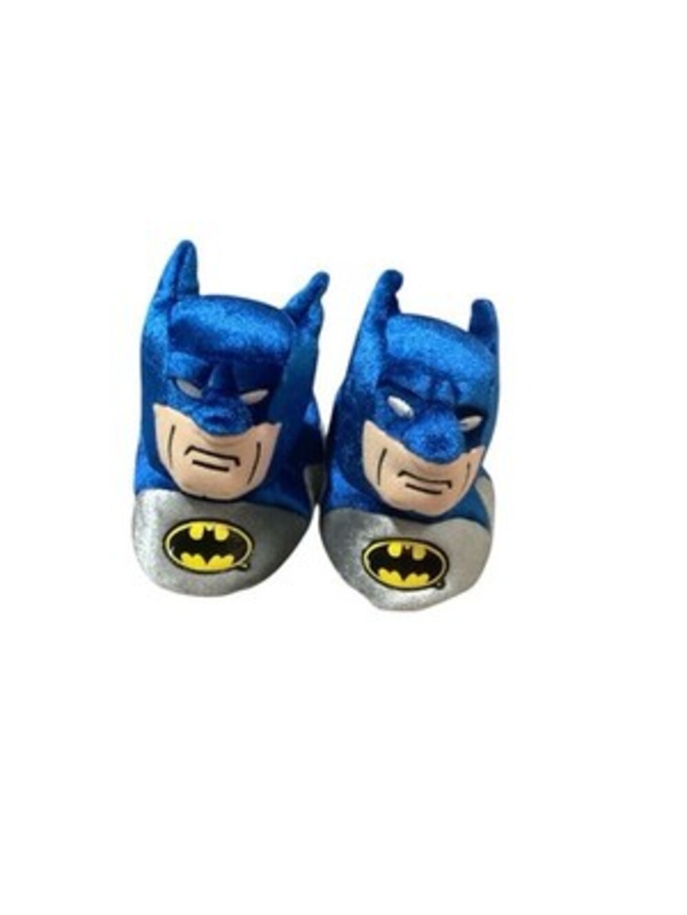 NWOT DC Comics BATMAN Toddler Socktop Plush Slippers. Kids Size 5/6